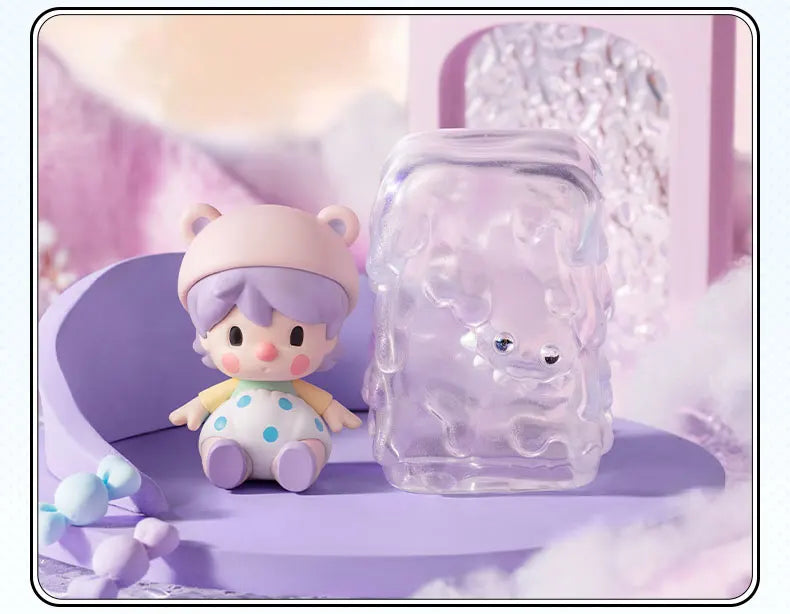POP MART Sweet Bean x INSTINCTOY Sweet Together Series Mystery Box 1PC/12PCS Blind Box Action Figure Cute Toy