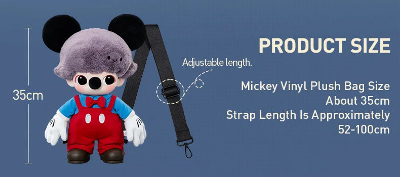 POP MART DIMOO WORLD × DISNEY Series-Mickey Vinyl Plush Bag