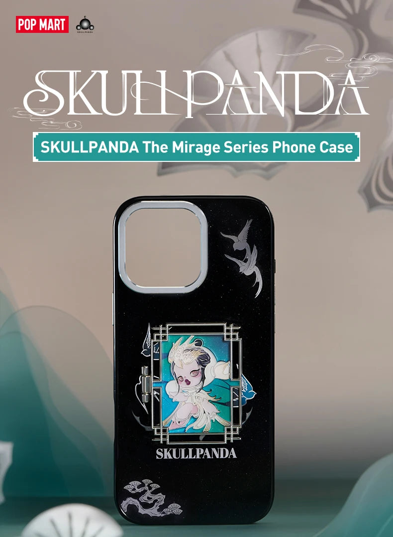 POP MART SKULLPANDA The Mirage Series Phone Case for iPhone 16 Pro /16 Pro Max