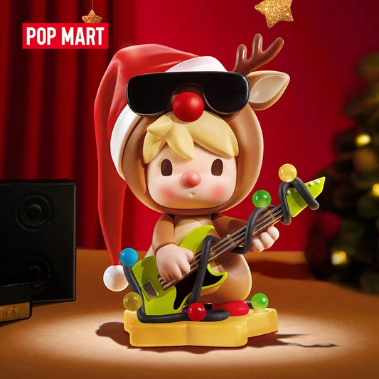 POP MART Sweet Bean Rock Reindeer Figure 100% Figurine Cute Toy Action Figure