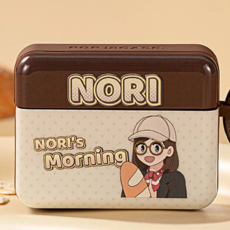 POP MART NORI's Morning Series For iPhone AirPods Pro Beautiful Cute Earphone Case