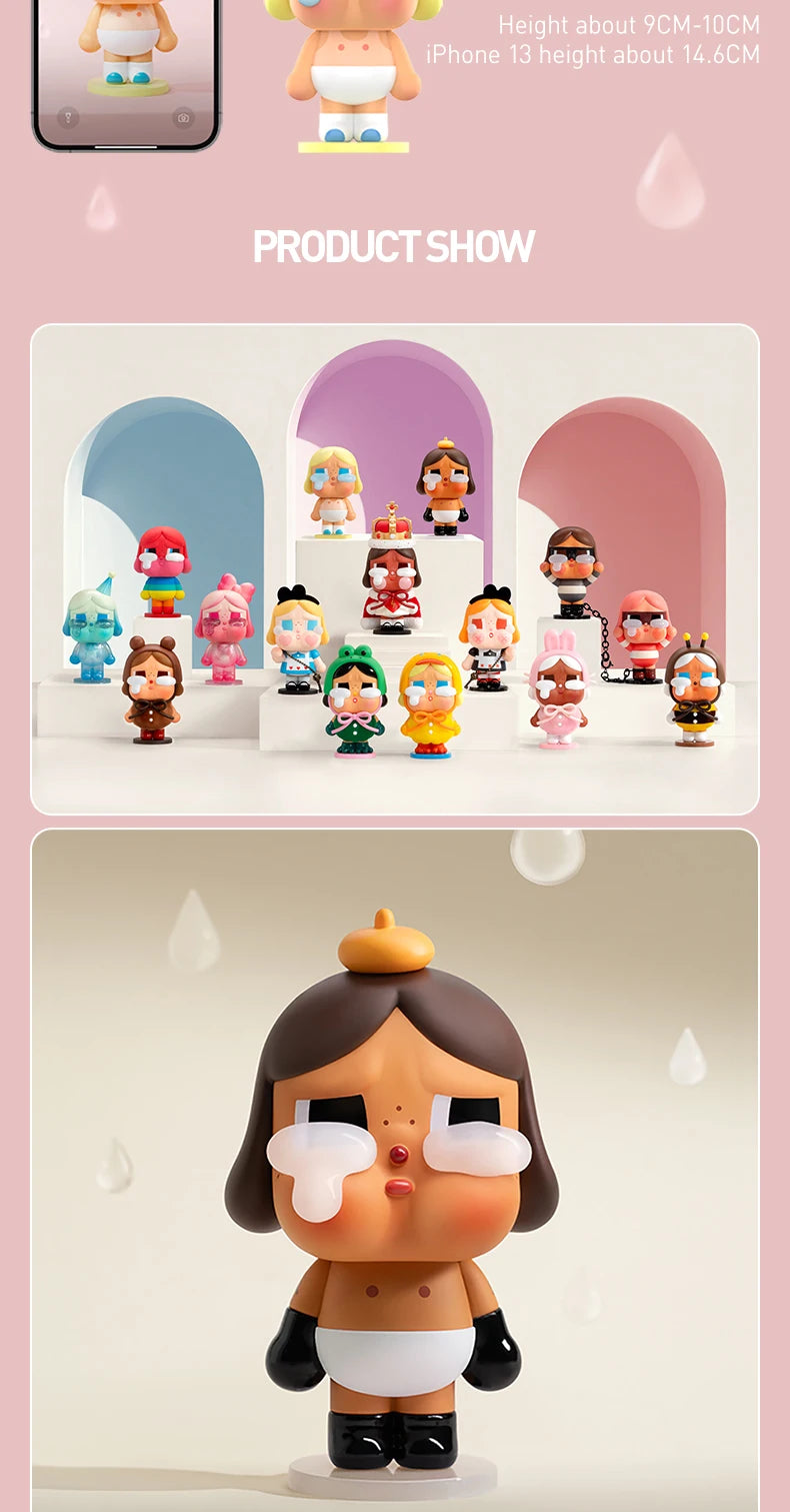 POP MART CRYBABY Crying Again Series Figures Mystery Box 1PC/12PCS POPMART Blind Box Figure