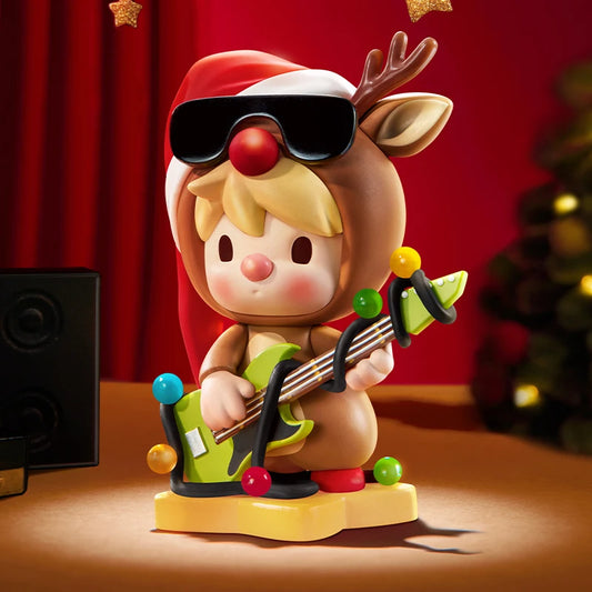 POP MART Sweet Bean Rock Reindeer Figure 100% Figurine Cute Toy Action Figure