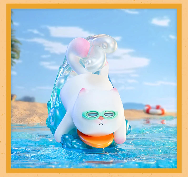 POP MART ViViCat Holiday Series Mystery Box 1PC/9PCS Blind Box POPMART Action Figurine Cute Cat Kids Toy