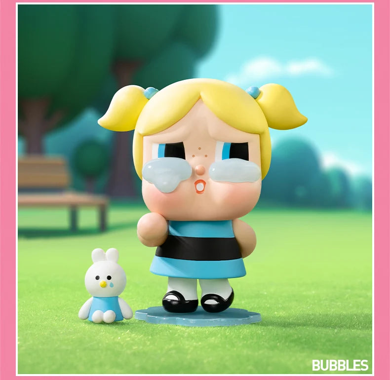 【EU Exclusive】POP MART CRYBABY X Powerpuff Girls Series Mystery Box by Molly 1PC/12PCS POPMART Blind Box Action Figure Cute Toy