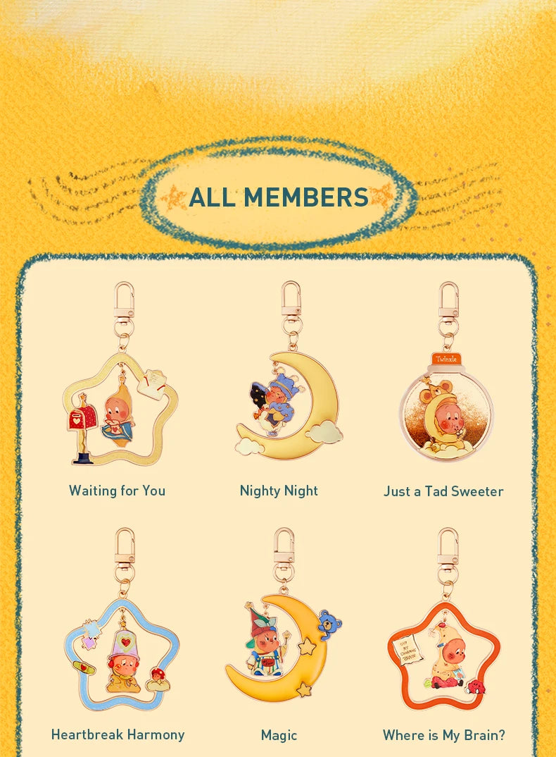 POP MART We are Twinkle Twinkle Series - Pendant Blind Box 1PC/9PCS POPMART Mystery Box Cute Toy