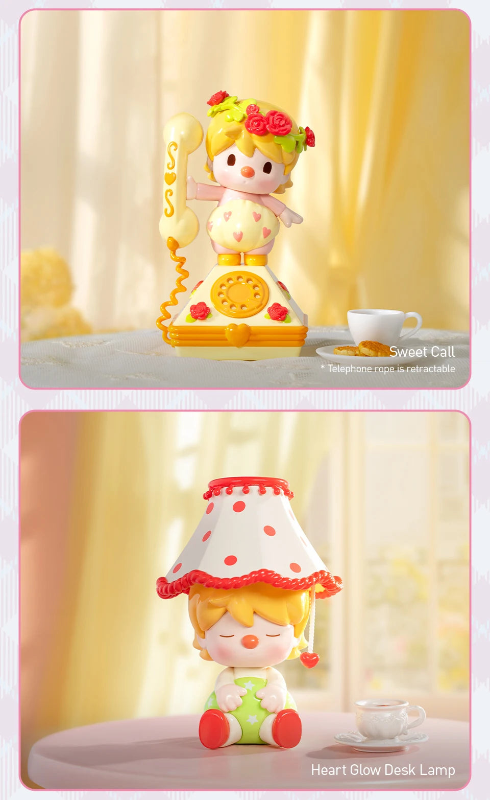POP MART Sweet Bean Afternoon Tea Series Mystery Box 1PC/9PCS POPMART Blind Box Anime Action Figure Cute Figurine