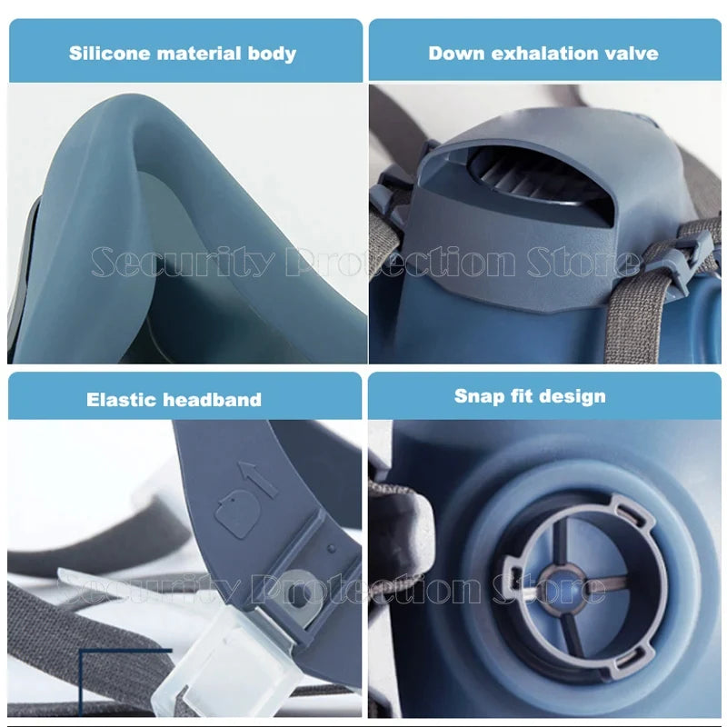 7503 Respirator Mask Protective Mask Industry Painting Spray Dust Gas Mask With 3M 501 5N11 6001CN Chemcial Half face Mask