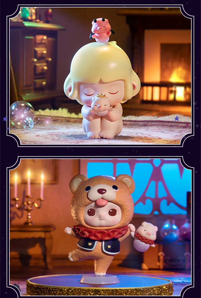POP MART Minicos Dream Amazing Night Series Mystery Box 1PC/12PCS POPMART Blind Box Collectible Figurine Action Figure