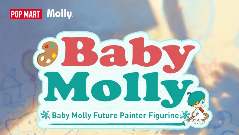 POP MART Baby Molly Future Painter Figurine Limited to 1pc per order