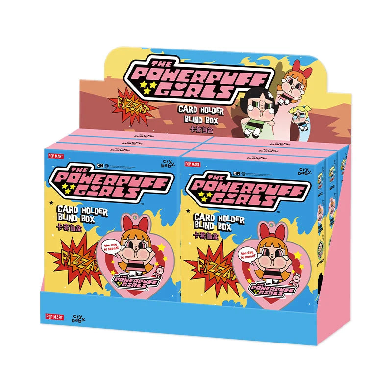 POP MART CRYBABY x Powerpuff Girls Series - Card Holder Mystery Box 1PC/6PCS Blind Box
