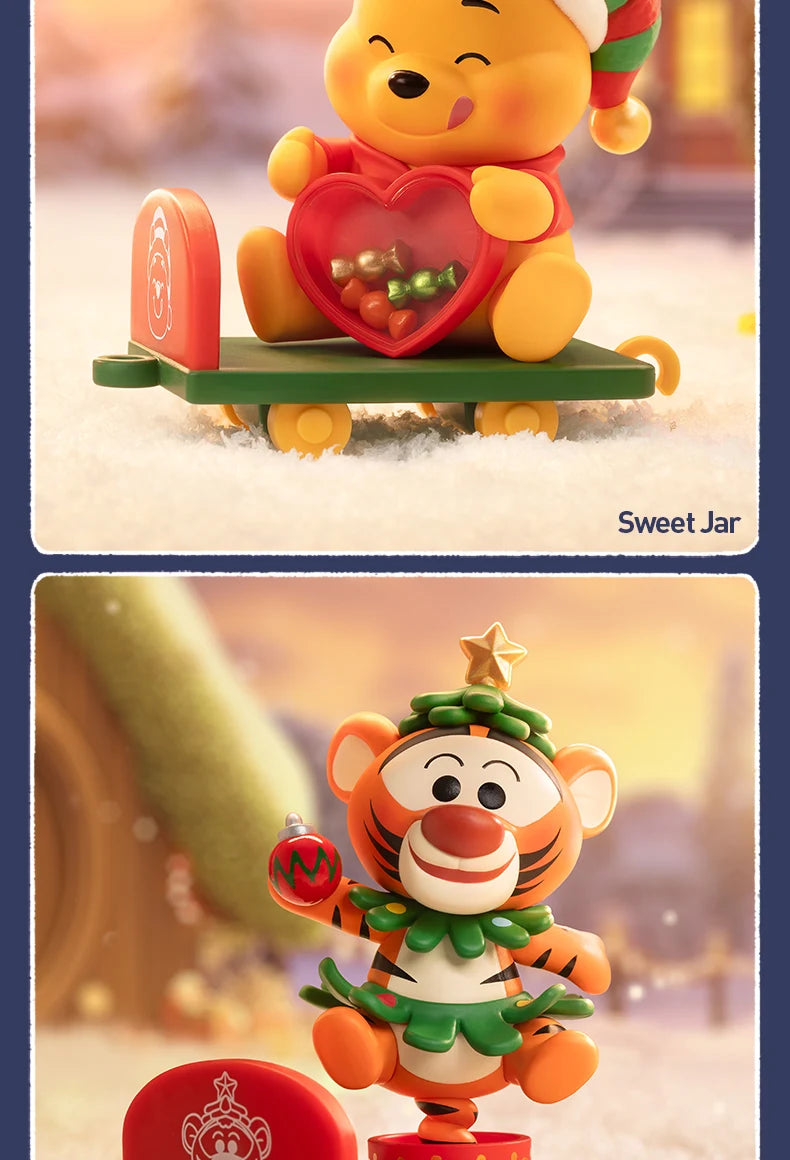 POP MART Disney Winnie the Pooh Gift Giving Series Figures Mystery Box 1PC/9PCS POPMART Blind Box