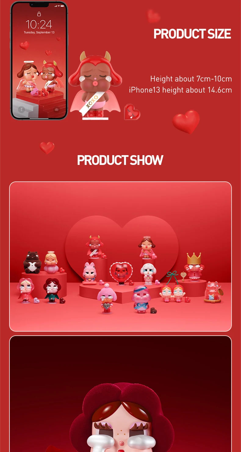 POP MART CRYBABY Crying For Love Series Figures 1PC/12PCS Blind Box POPMART