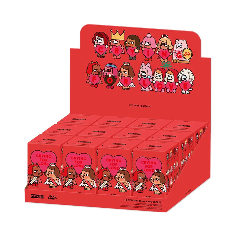 POP MART CRYBABY Crying For Love Series Figures 1PC/12PCS Blind Box POPMART