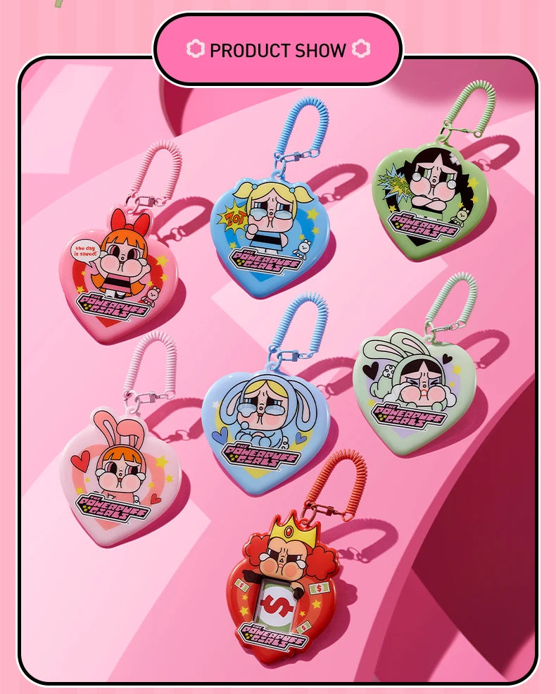 POP MART CRYBABY x Powerpuff Girls Series - Card Holder Mystery Box 1PC/6PCS Blind Box