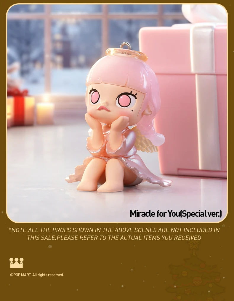 POP MART MOLLY Castle Miracle Box Series Figures Action Figure Cute Toy