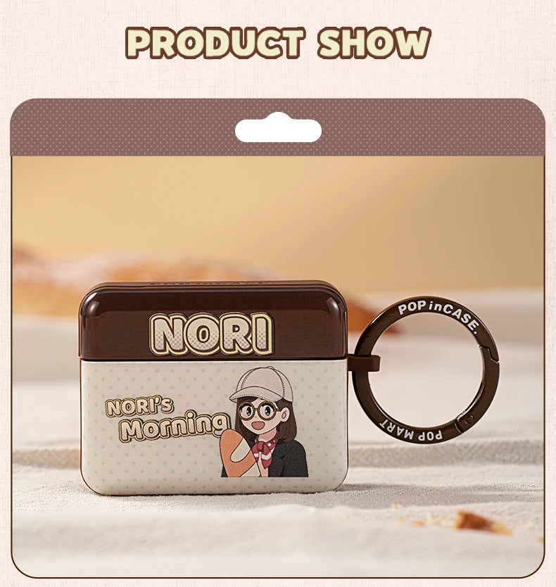 POP MART NORI's Morning Series For iPhone AirPods Pro Beautiful Cute Earphone Case