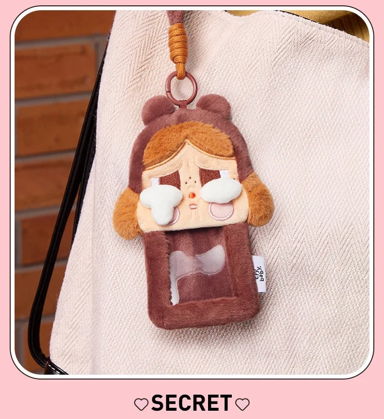 POP MART CRYBABY Crying Again Series - Plush Card Holder Blind Box 1PC/6PCS