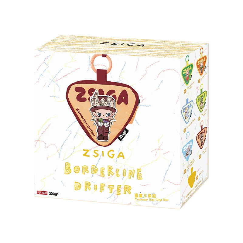 POP MART Zsiga Borderline Drifter Series-Triangular Bag Blind Box 1PC/6PCS