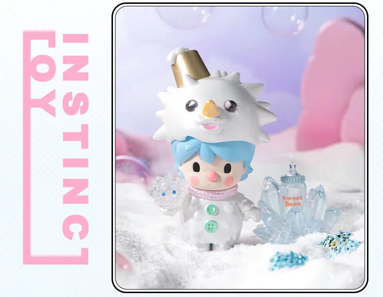 POP MART Sweet Bean x INSTINCTOY Sweet Together Series Mystery Box 1PC/12PCS Blind Box Action Figure Cute Toy