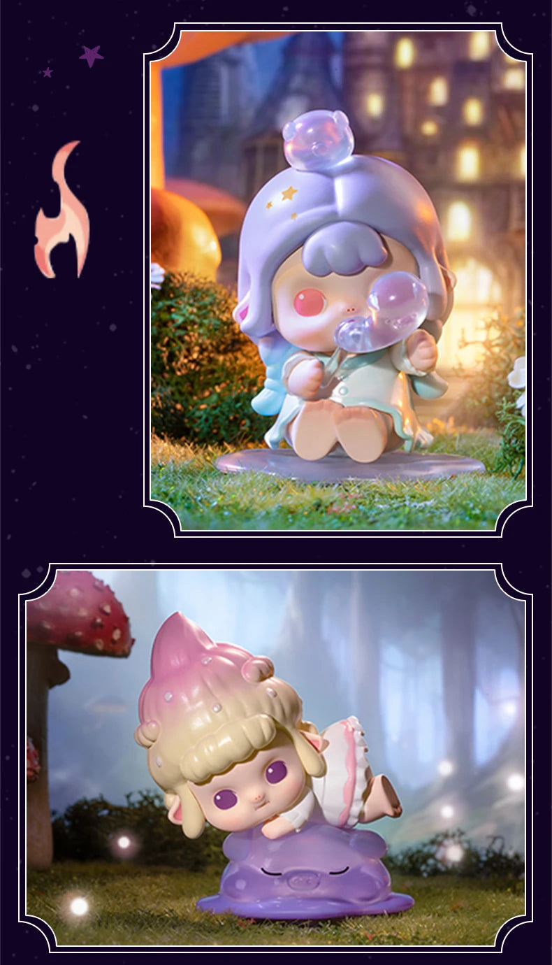 POP MART Minicos Dream Amazing Night Series Mystery Box 1PC/12PCS POPMART Blind Box Collectible Figurine Action Figure
