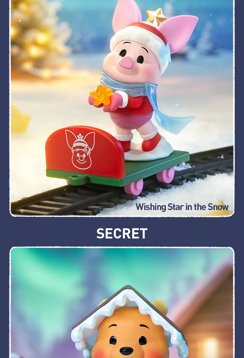 POP MART Disney Winnie the Pooh Gift Giving Series Figures Mystery Box 1PC/9PCS POPMART Blind Box