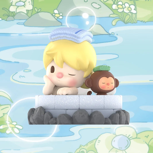 POP MART Sweet Bean Hot Spring Travel 100% Figure Limited Edition Limited to 2pcs per order