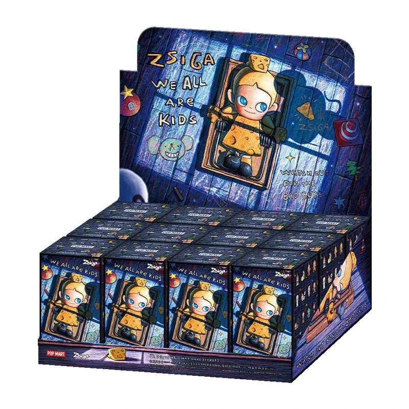 POP MART Zsiga We All Are Kids Series Figures Mystery Box 1PC/12PCS POPMART Blind Box Figure