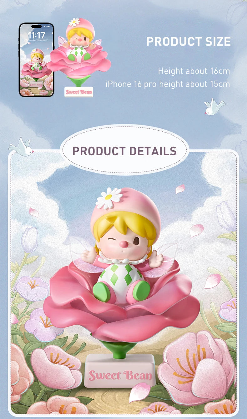 POP MART Sweet Bean Flower Fairy Figurine Limited to 2pcs per Order