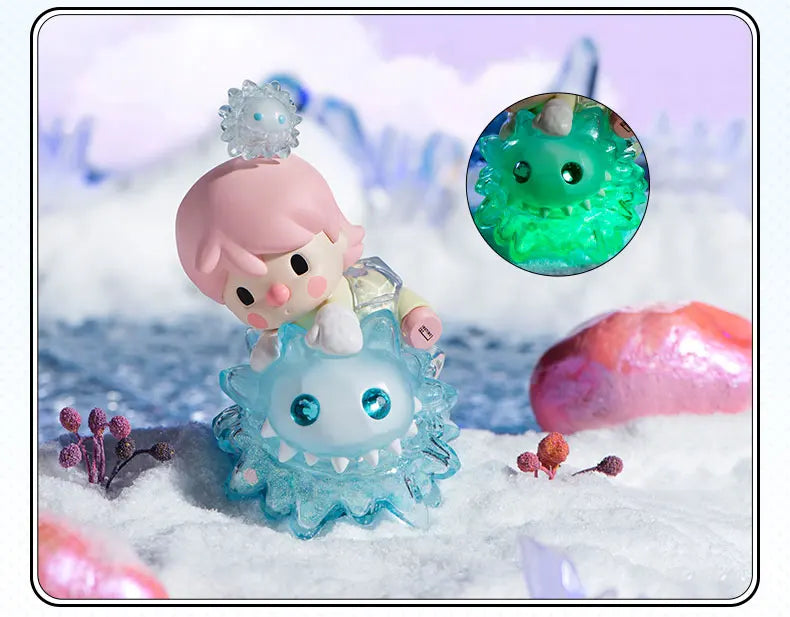 POP MART Sweet Bean x INSTINCTOY Sweet Together Series Mystery Box 1PC/12PCS Blind Box Action Figure Cute Toy