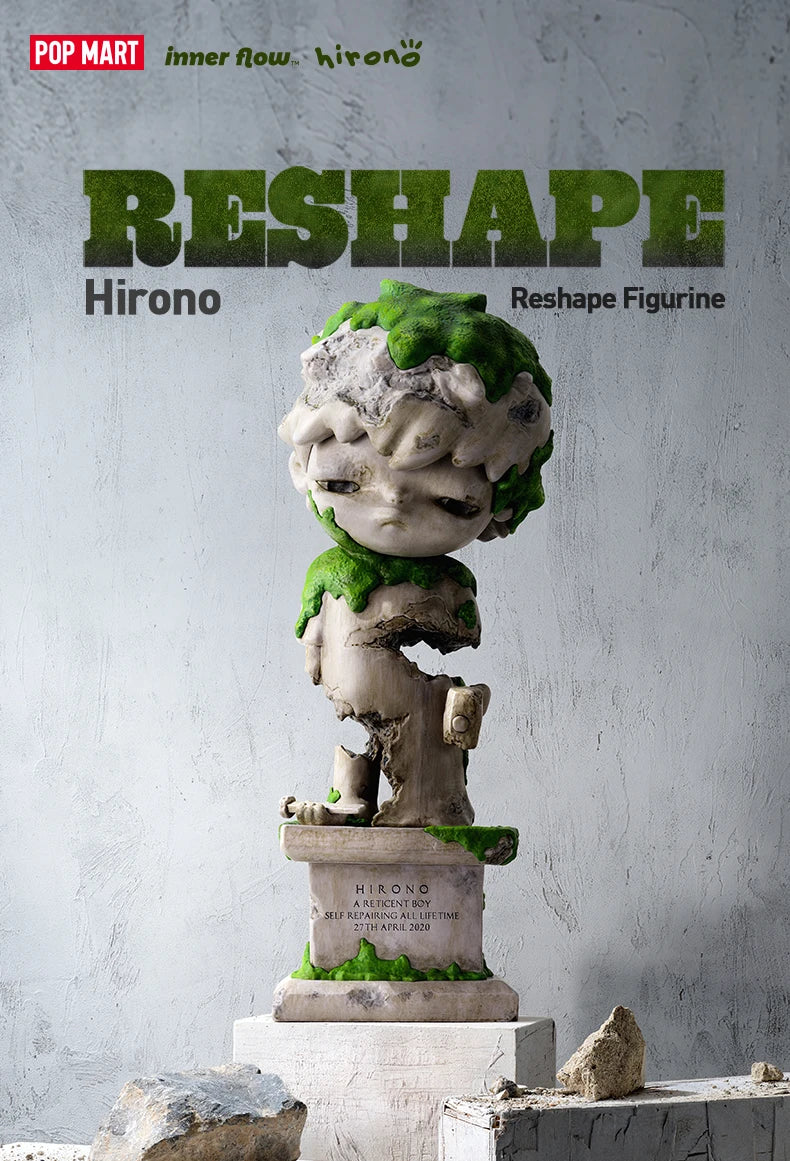 POP MART inner flow Hirono Reshape 200% Figurine Action Figure by Lang Height about 22 cm 1pc per user ID