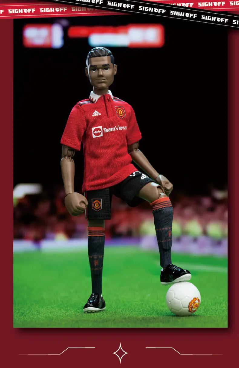 SIGNOFF X ZEROWORKS MANCHESTER UNITED COLLECTIBLE ACTION FIGURE Ball-jointed Doll