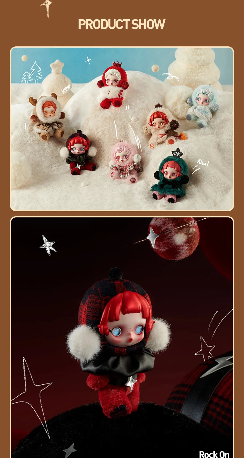 POP MART SKULLPANDA Winter Symphony Series Mystery Box 1PC/6PCS Blind Box POPMART Limited to 2pcs per Order