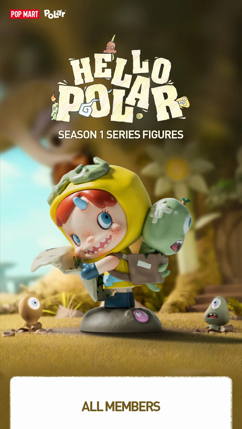 POP MART POLAR - HELLO POLAR Season 1 Series Figures Mystery Box 1PC/12PCS POPMART Blind Box Figure