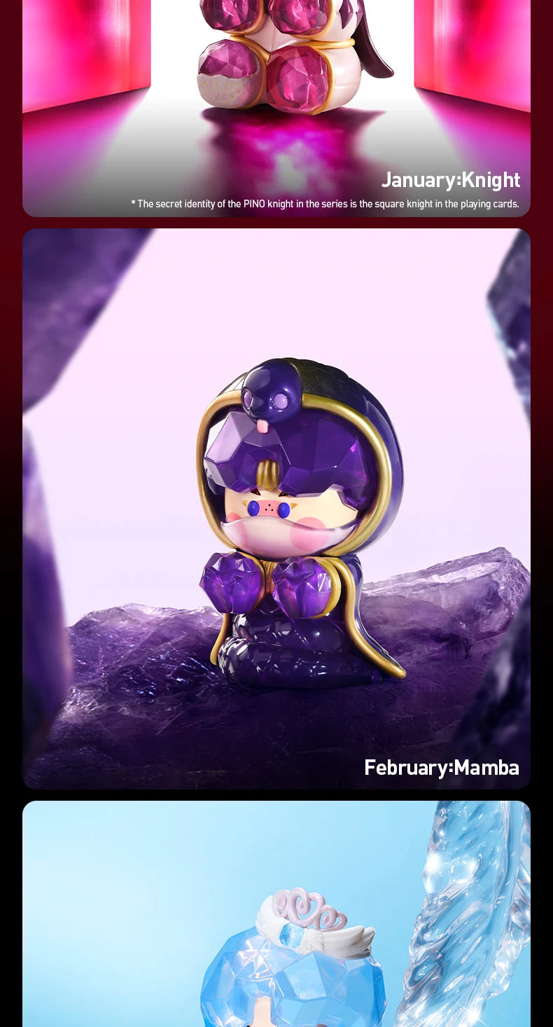 POP MART PINO JELLY Hard & Shiny Series Figures 1PC/12PCS Blind Box POPMART