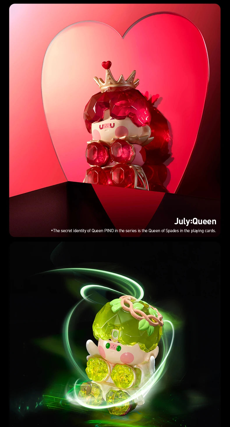POP MART PINO JELLY Hard & Shiny Series Figures 1PC/12PCS Blind Box POPMART