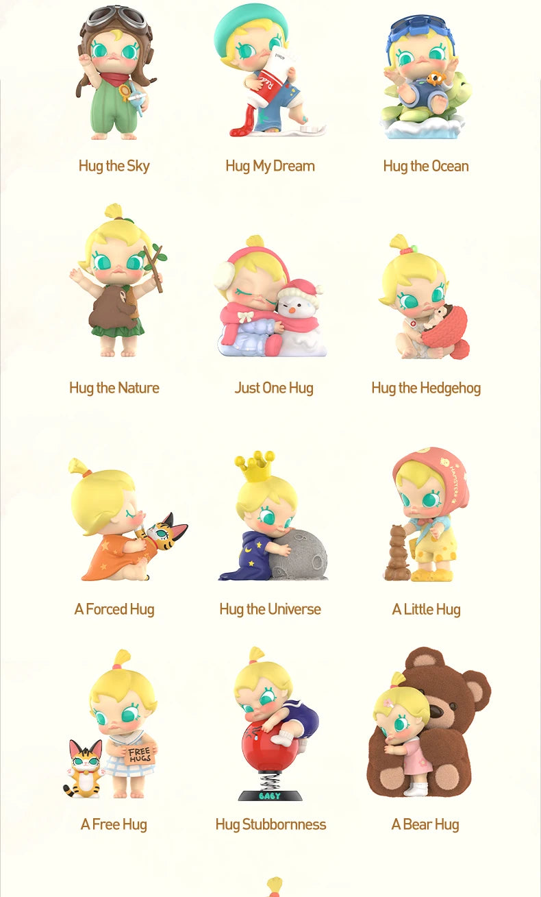 POP MART Baby Molly My Huggable Discovery Series Figures 1PC/12PCS Blind Box POPMART