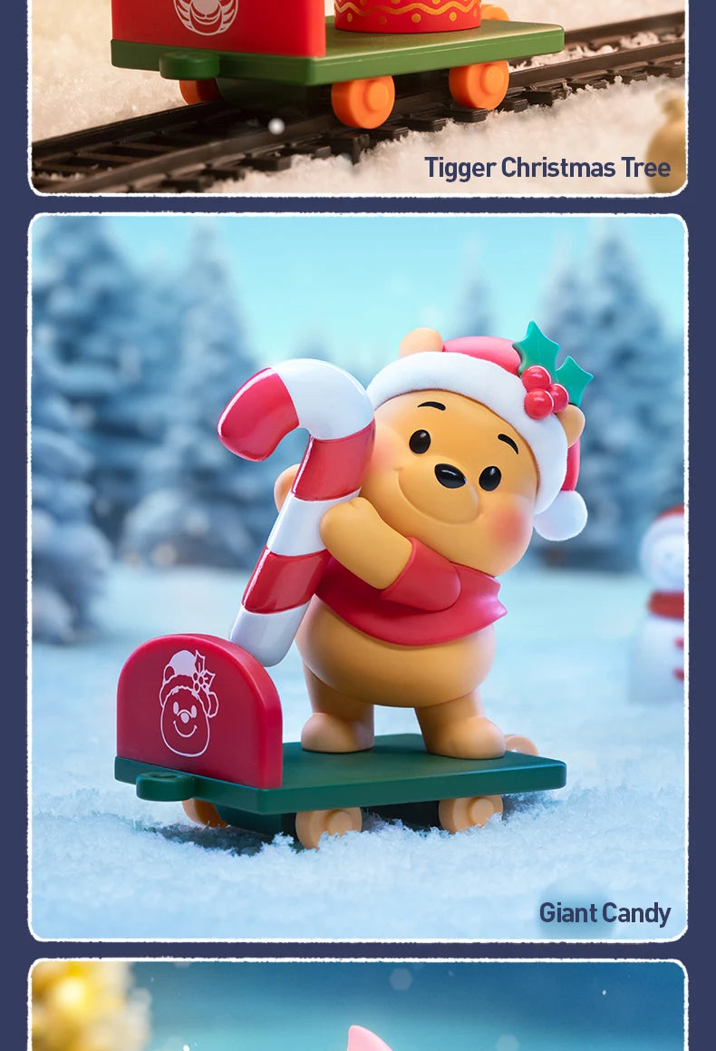POP MART Disney Winnie the Pooh Gift Giving Series Figures Mystery Box 1PC/9PCS POPMART Blind Box