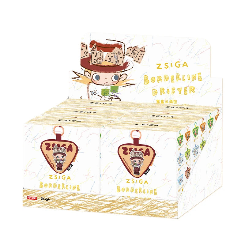 POP MART Zsiga Borderline Drifter Series-Triangular Bag Blind Box 1PC/6PCS