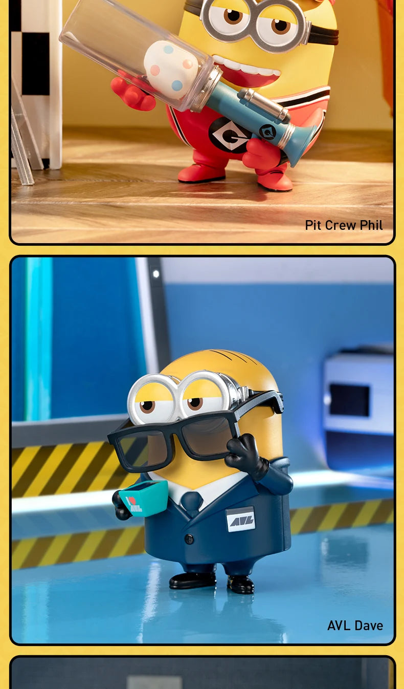 POP MART Universal Despicable Me 4 Series Mystery Box 1PC/12PCS POPMART Minions Blind Box Action Figure Cute Toy Birthday Gift