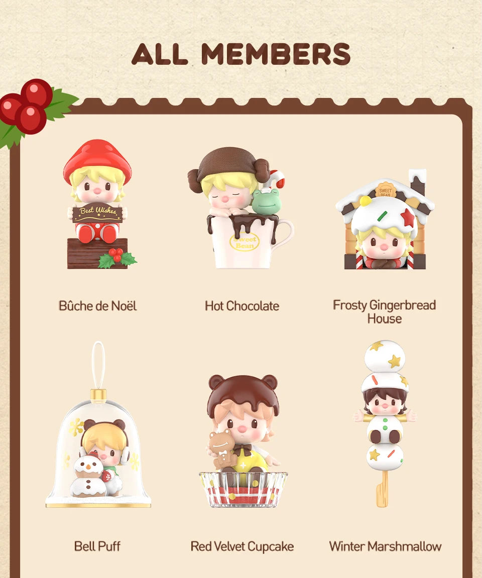 POP MART Sweet Bean Frozen Time Dessert Box Series Figures