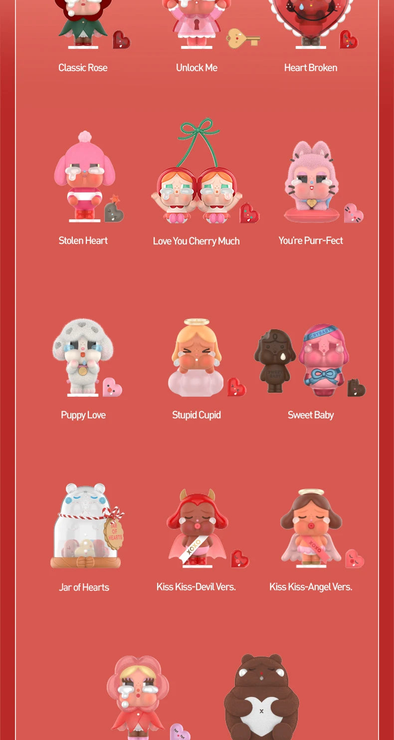 POP MART CRYBABY Crying For Love Series Figures 1PC/12PCS Blind Box POPMART