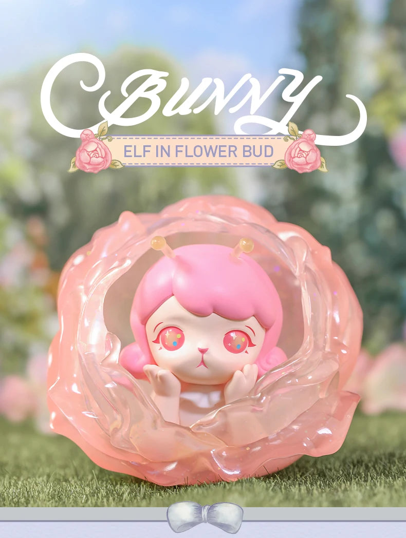 POP MART BUNNY ELF IN FLOWER BUD 200% Figurine Action Figure Art Toy Cute Gift