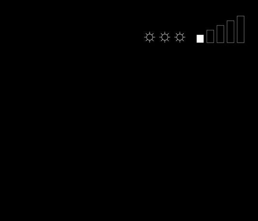 أسود الظل - شبه شفاف