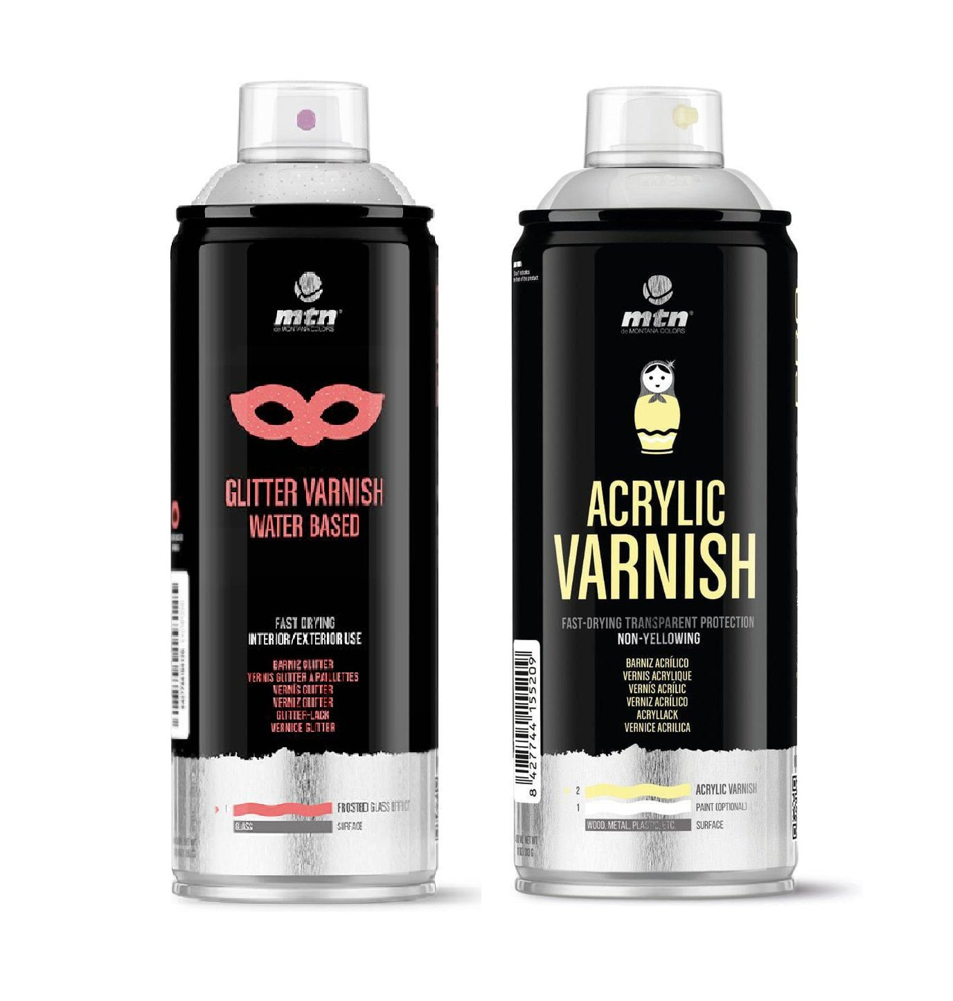 Spray varnishes and primers