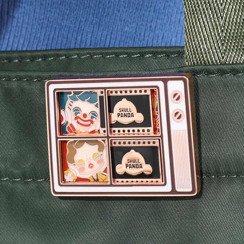 POP MART SKULLPANDA Action Cut Series Badge Fashion Colorful Button