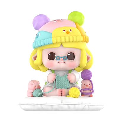 POP MART Minico Colorful Sweater 15cm For Collection Doll Collectible Cute Action Kawaii Animal Toy Figures Free Shipping
