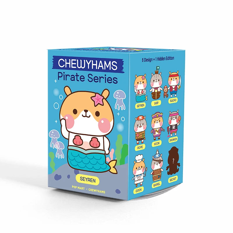 POP MART chewyhams pirate series Toys figure Action Figure Birthday Gift Kid Toy free shipping