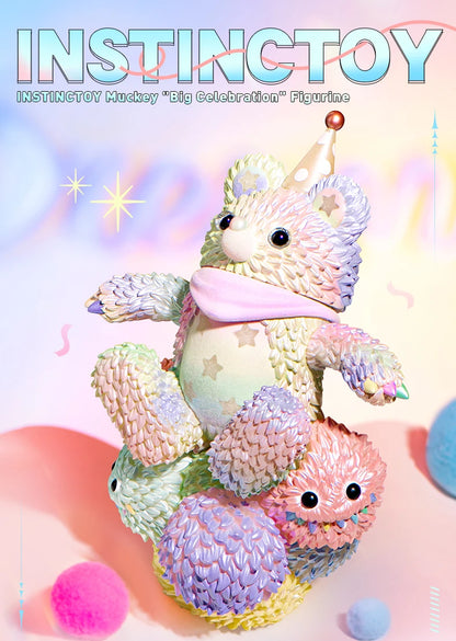POP MART INSTINCTOY Murckey "Big Celebration" Figurine Cute Kawaii Vinyle Toy For Collection