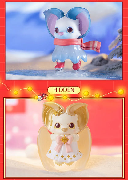 POP MAR Yoki Christmas Series Series Mystery Box 1PC/12PCS Blind Box Action Figure Cute Toy
